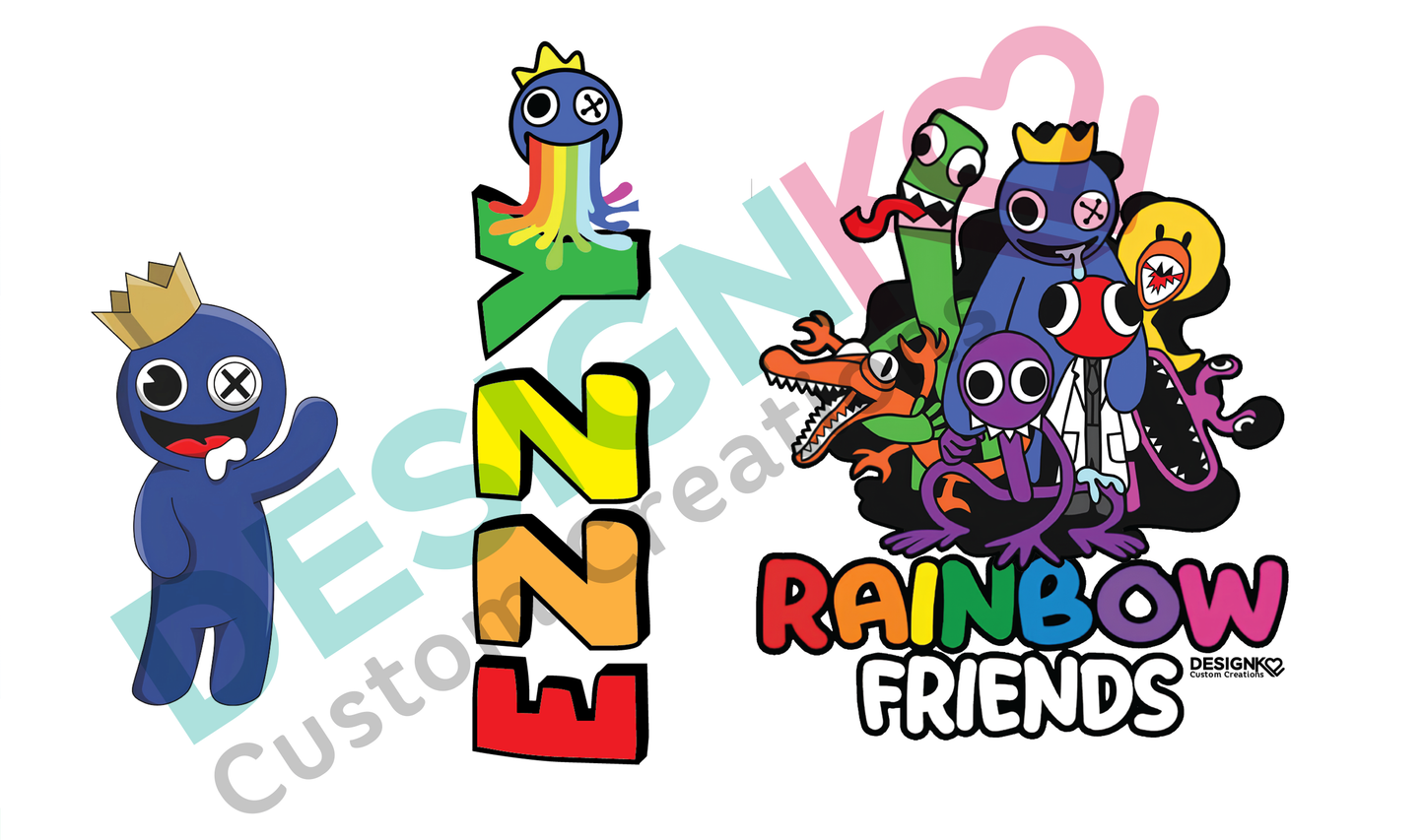 Rainbow Friends Kids Tumbler