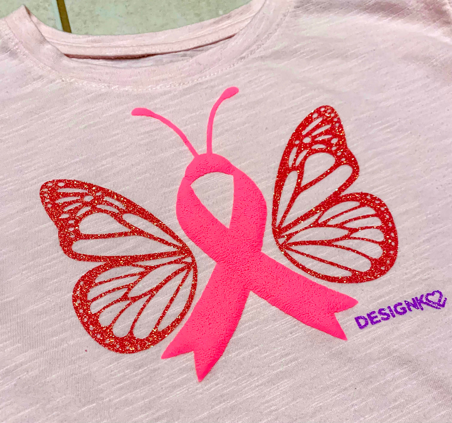 Brest Cancer Awareness Butterfly Shirt