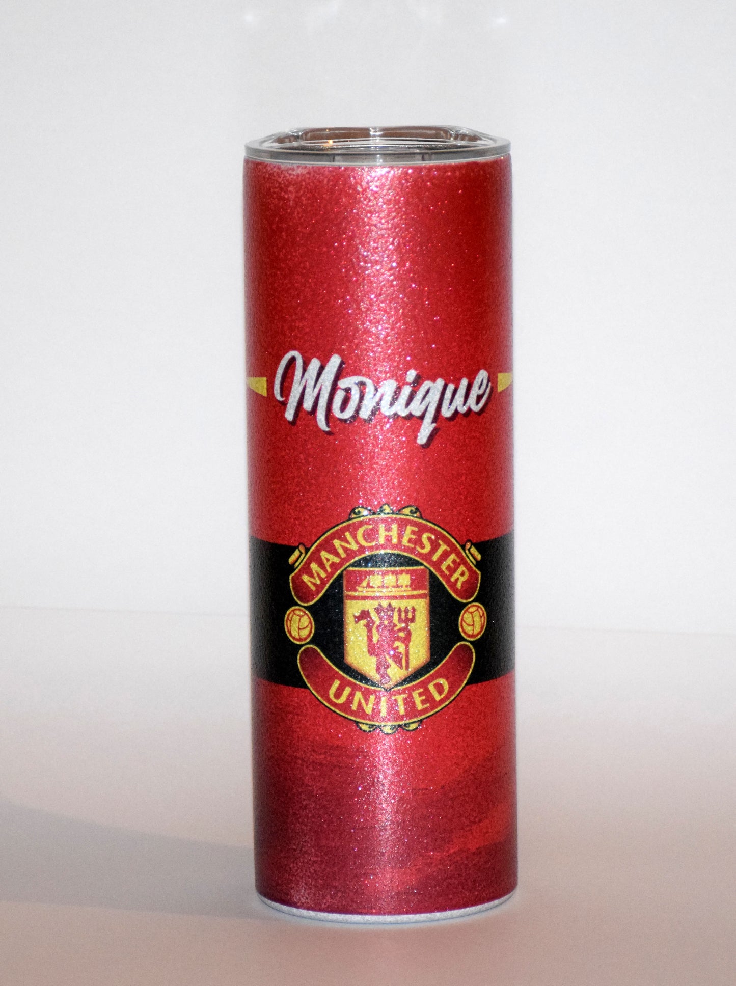 Manchester United Glitter Tumbler